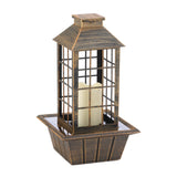 Bronzed Lantern Tabletop Fountain - Distinctive Merchandise