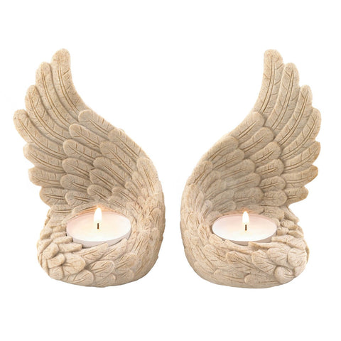 Angel Wings Tealight Set - Distinctive Merchandise