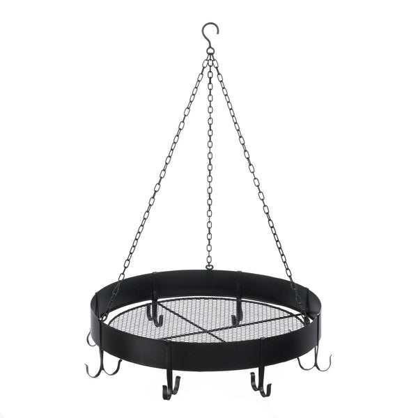 Round Hanging Pot Rack - Distinctive Merchandise