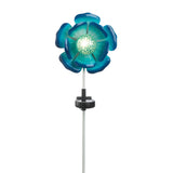 Blue Flower Solar Stake - Distinctive Merchandise