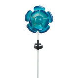 Blue Flower Solar Stake - Distinctive Merchandise