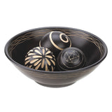 Artisan Deco Bowl And Balls - Distinctive Merchandise