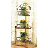 Rustic Corner Baker’s Rack - Distinctive Merchandise