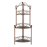 Rustic Corner Baker’s Rack - Distinctive Merchandise