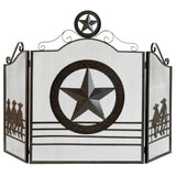 Lone Star Fireplace Screen - Distinctive Merchandise