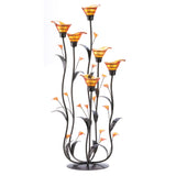 Amber Calla Lily Candleholder - Distinctive Merchandise