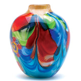 Floral Fantasia Art Glass Vase - Distinctive Merchandise