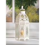 White Lattice Lantern - Distinctive Merchandise
