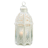White Lattice Lantern - Distinctive Merchandise