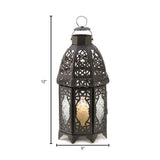 Black Lattice Lantern - Distinctive Merchandise