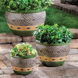 Jade Planter Trio - Distinctive Merchandise