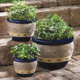 Cobalt Planter Trio - Distinctive Merchandise