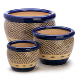 Cobalt Planter Trio - Distinctive Merchandise