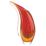 Crimson Sunset Art Glass Vase - Distinctive Merchandise