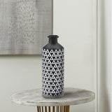 Mazara Black And White Vase