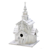 Little White Chapel Birdhouse - Distinctive Merchandise