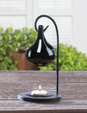 Black Tear Drop Oil Warmer - Distinctive Merchandise