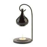 Black Tear Drop Oil Warmer - Distinctive Merchandise