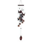 26" Bronze Cats Wind Chimes - Distinctive Merchandise