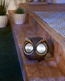 Large Solar Owl Figurine