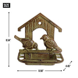 Wall Mounted Cast Iron Bird Feeder