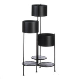 3-Tier Barrel Bucket Plant Stand - Distinctive Merchandise