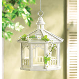 White Gazebo Bird Feeder - Distinctive Merchandise