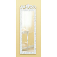 Elegant White Wall Mirror - Distinctive Merchandise