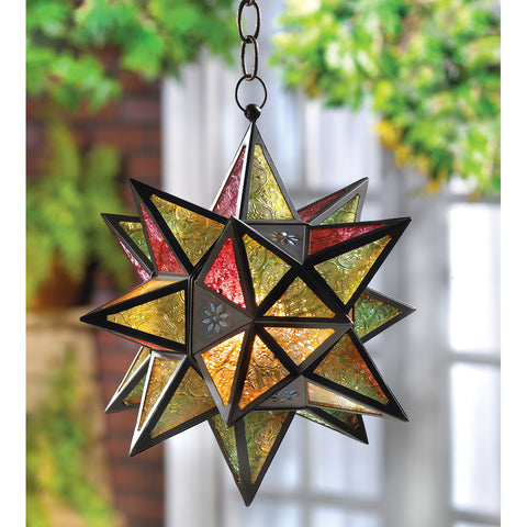 Moroccan-Style Star Lantern - Distinctive Merchandise