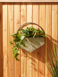 Diamond Galvanized Wall Planter