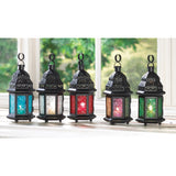 Green Glass Moroccan Lantern - Distinctive Merchandise