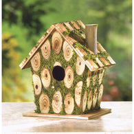 Moss-Edged Birdhouse - Distinctive Merchandise