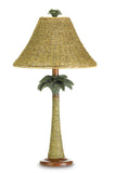 Palm Tree Rattan Lamp - Distinctive Merchandise