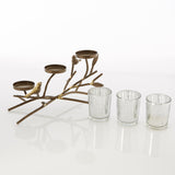 Triple Tealight Branches Candleholder