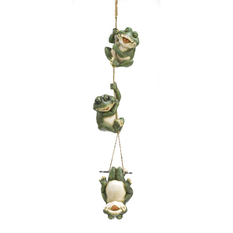 Frolicking Frogs Hanging Decoration - Distinctive Merchandise