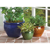 Jewel-Tone Flower Pot Trio - Distinctive Merchandise