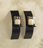 Mod-Art Candle Sconce Duo - Distinctive Merchandise