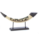 Lucky Elephants Tusk Sculpture - Distinctive Merchandise