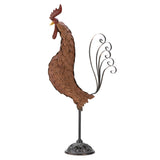 Metal Sculpture Rooster - Distinctive Merchandise