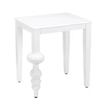 Milan White Accent Table