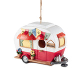 Red And White Camper Birdhouse