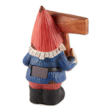 Welcome Gnome Solar Statue