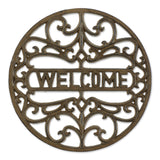 Welcome Cast Iron Stepping Stone