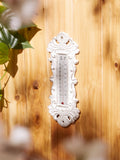 Ornate Cast Iron Thermometer