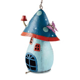 Blue Mushroom Birdhouse