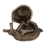 Cast Iron Snail Key Hider