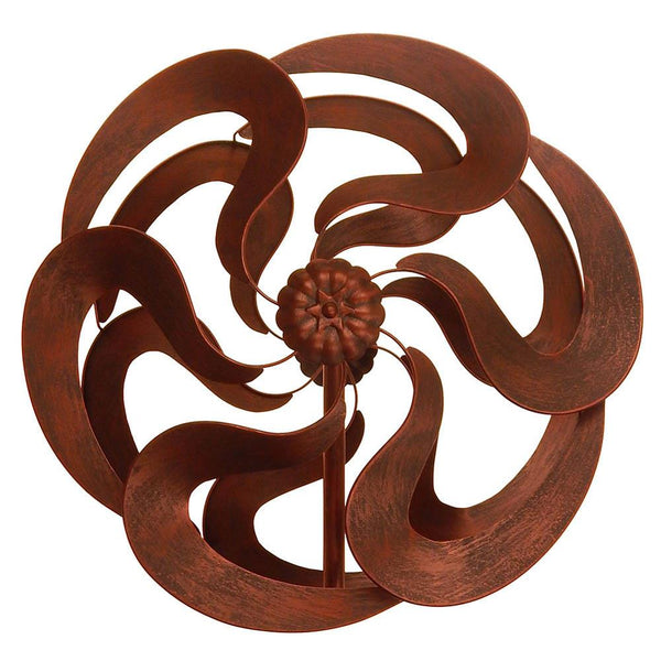 Bronze Flower Windmill Stake - Distinctive Merchandise