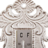 Ornate Cast Iron Thermometer