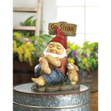 Garden Gnome On Strike