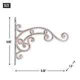 Swirl Cast Iron Planter Bracket